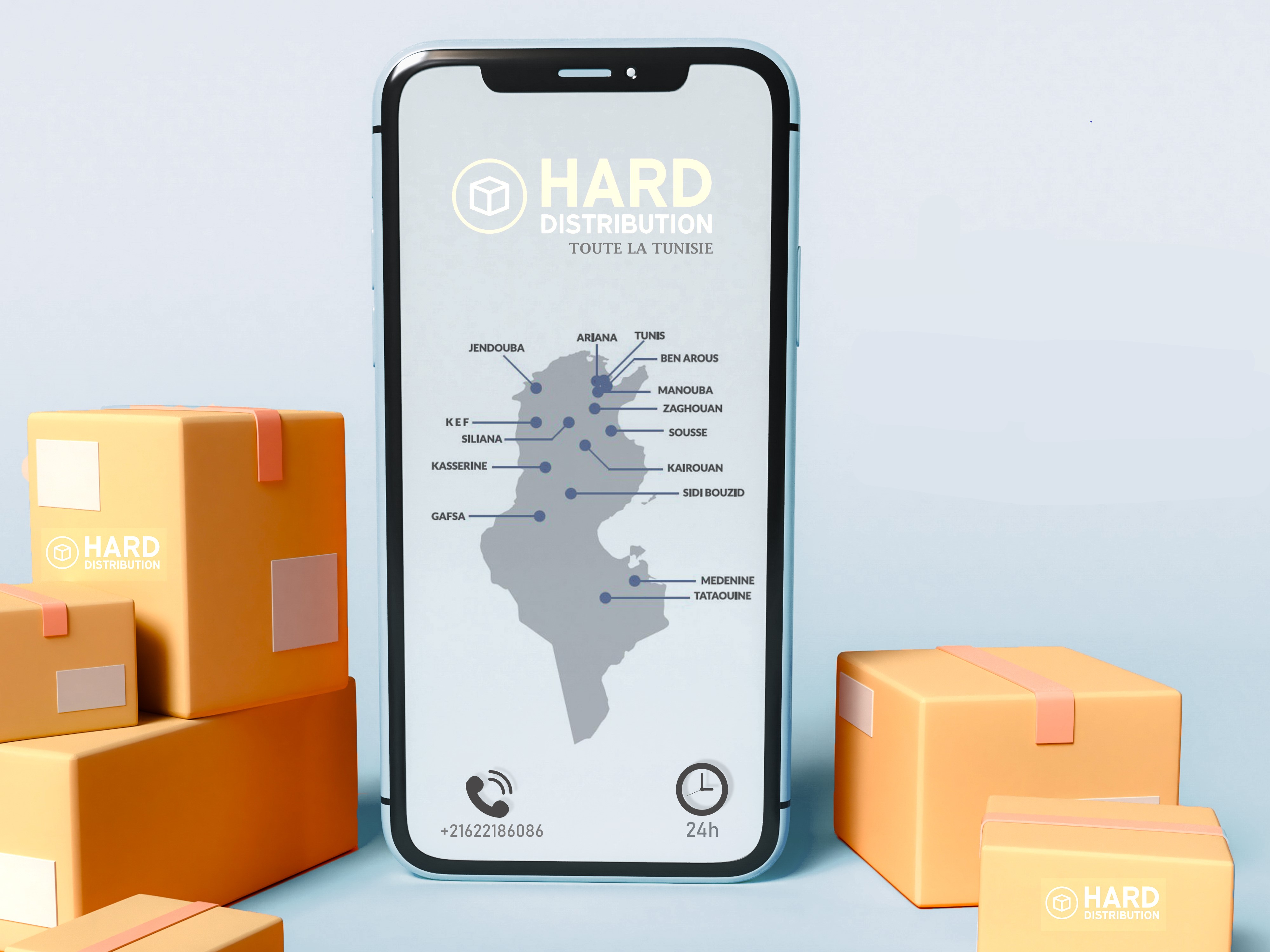 Hard Distribution service livraison Tunisie colis courriers